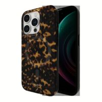 Kate Spade รุ่น Protective Case with MagSafe - เคส iPhone 15 Pro - สี Transparent Tortoise