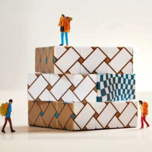 Pitaka รุ่น Dreamland ChromaCarbon Band - สายนาฬิกา Apple Watch Sizes 49/45/44/42/41/40/38mm - สี Stairs