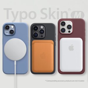 Araree รุ่น Typo Skin M - เคส iPhone 15 Pro - สี Black