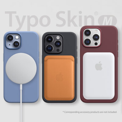 Araree รุ่น Typo Skin M - เคส iPhone 15 Pro Max - สี Black