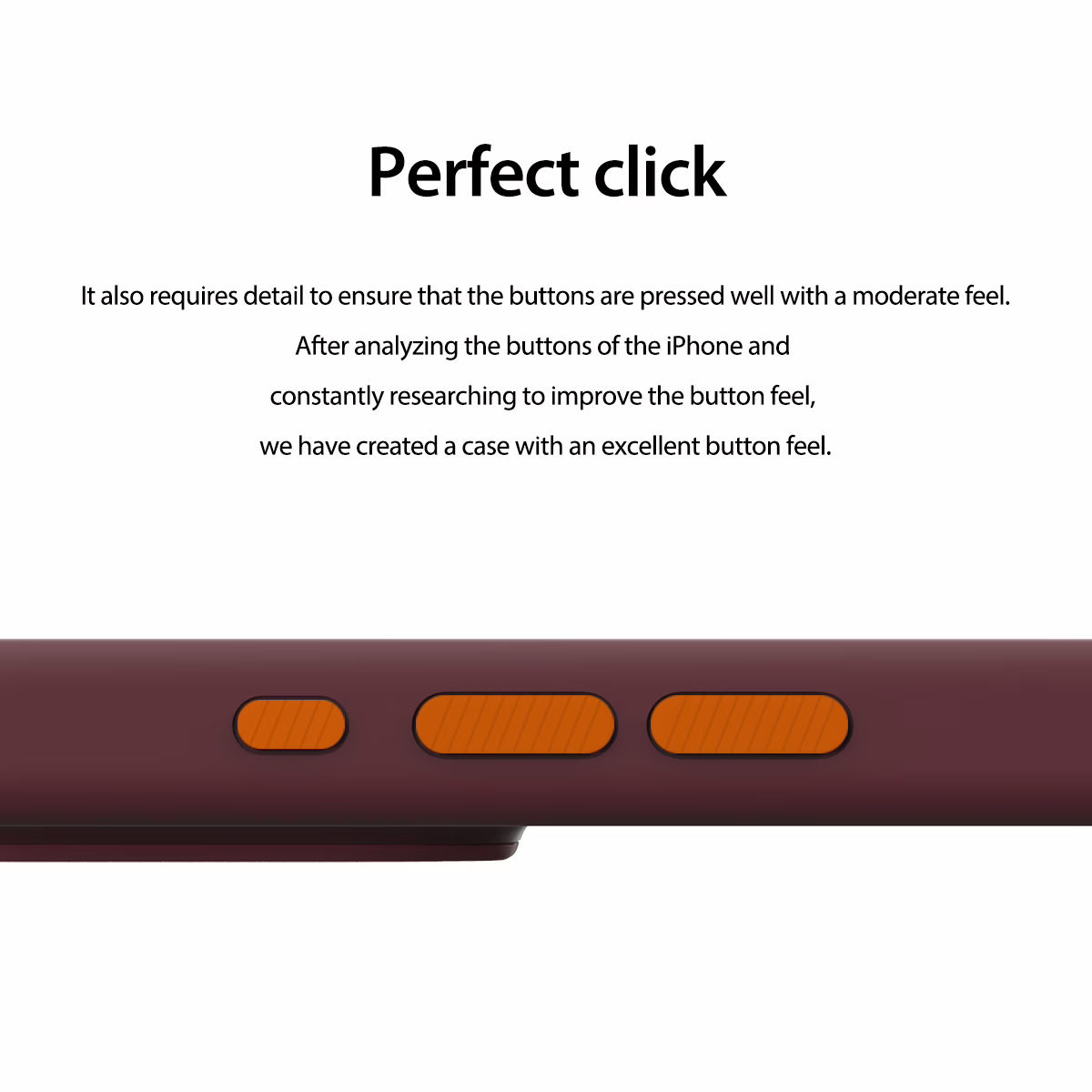 Araree รุ่น Typo Skin M - เคส iPhone 15 Pro - สี Deep Red