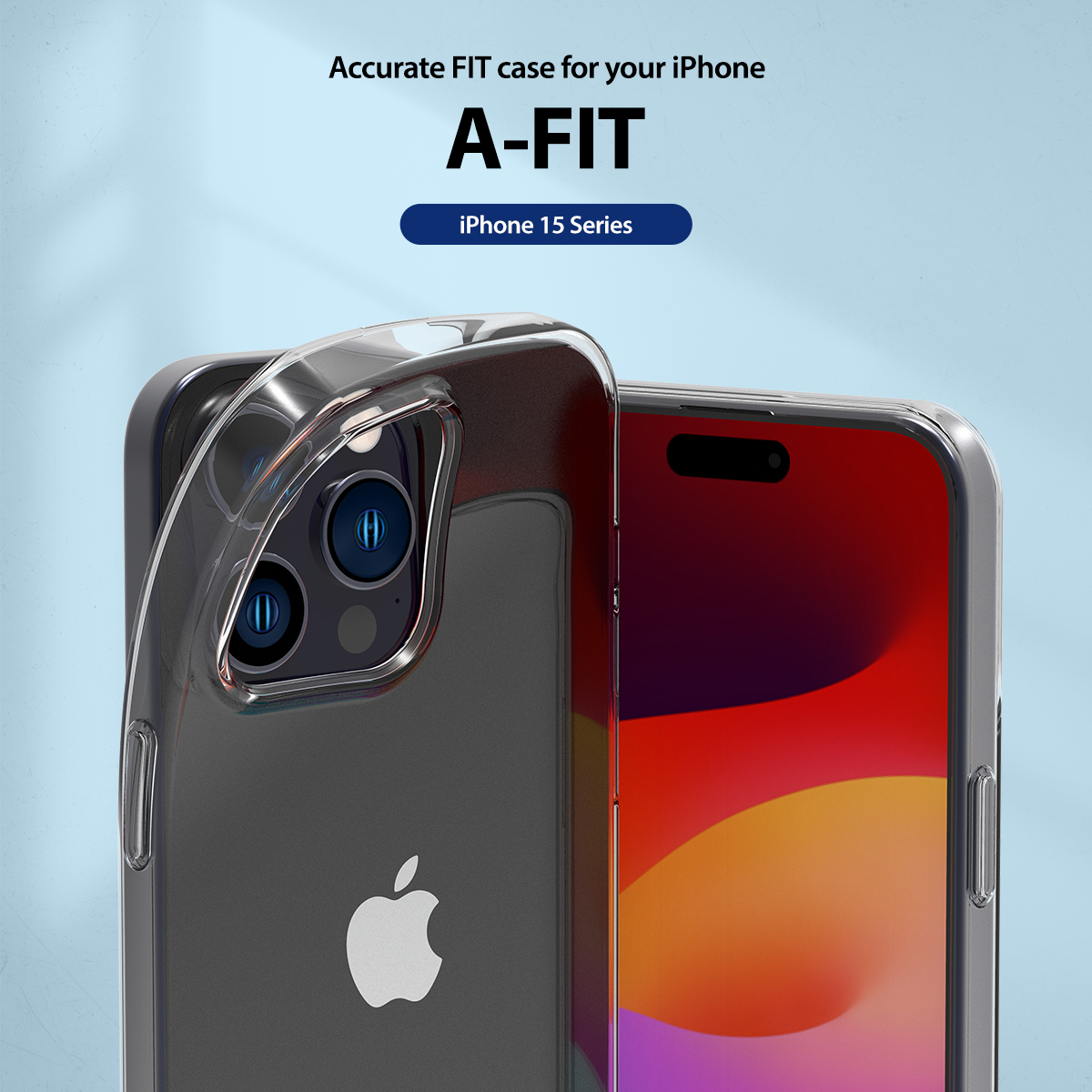 Araree รุ่น A Fit - เคส iPhone 15 Pro Max - สี Clear