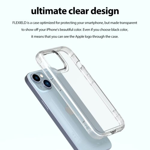 Araree รุ่น Flexield - เคส iPhone 15 Plus - สี Clear - Image 6