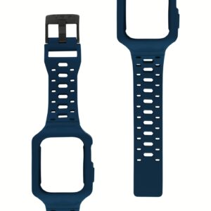Rip Curl x UAG รุ่น Huntington - เคส+สายนาฬิกา Apple Watch Series 7/8/9 (45mm) - สี Navy