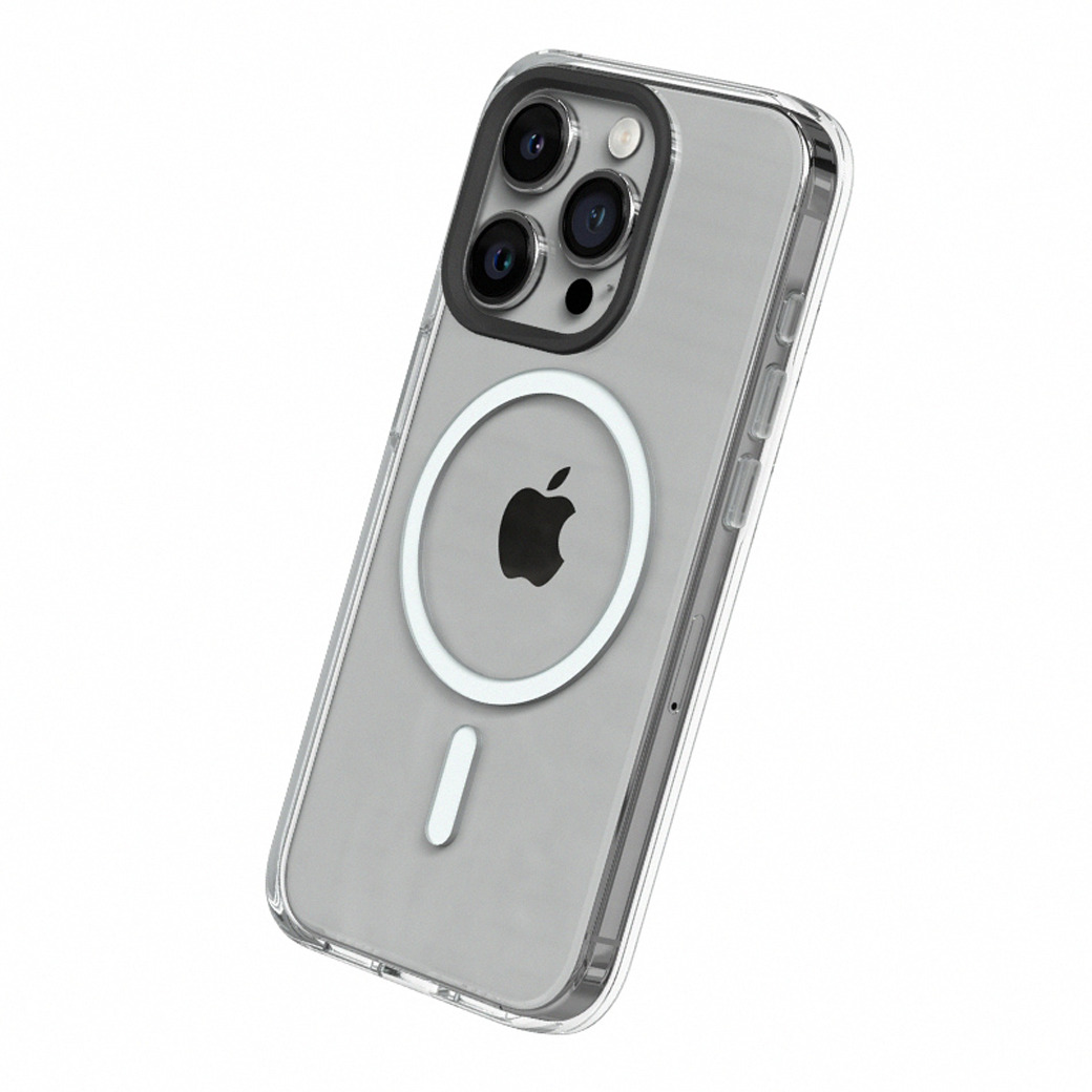 Rhinoshield รุ่น Clear Case MagSafe - เคส iPhone 15 Pro - สี Crystal