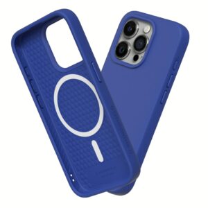 Rhinoshield รุ่น SolidSuit (MagSafe) - เคส iPhone 15 Pro Max - สี Classic Burberry Blue