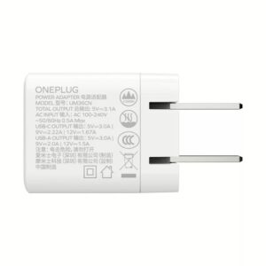 Momax หัวชาร์จ รุ่น ONE Plug อแดปเตอร์ 2 พอร์ต Type-C + USB Fast Charge 20W - สี White