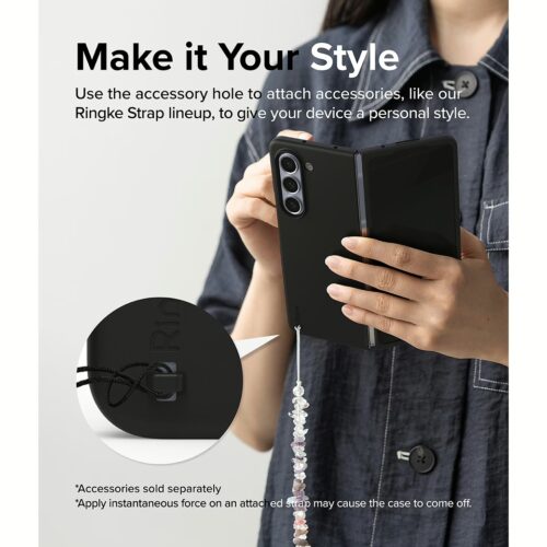 Ringke รุ่น Slim - เคส Galaxy Z Fold 5 - สี Black - Image 12