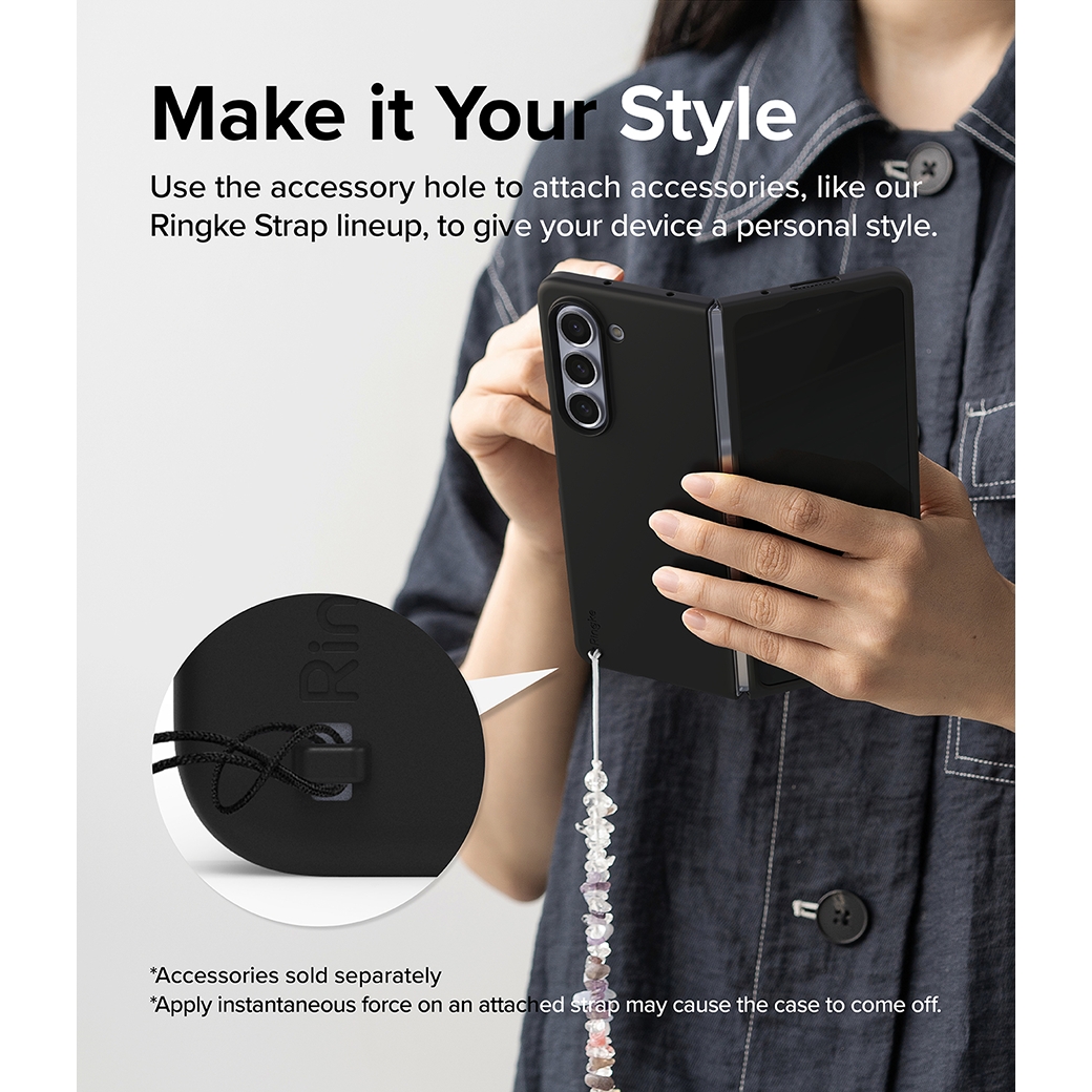Ringke รุ่น Slim - เคส Galaxy Z Fold 5 - สี Black
