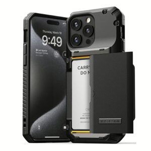 VRS รุ่น Damda Glide Pro - เคส iPhone 15 Pro Max - สี Black Groove