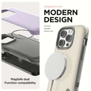 VRS รุ่น Magsafe Terra Guard Modern - เคส iPhone 15 Pro - สี Sand Stone Grey