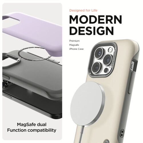 VRS รุ่น Magsafe Terra Guard Modern - เคส iPhone 15 Pro Max - สี Marine Green - Image 3