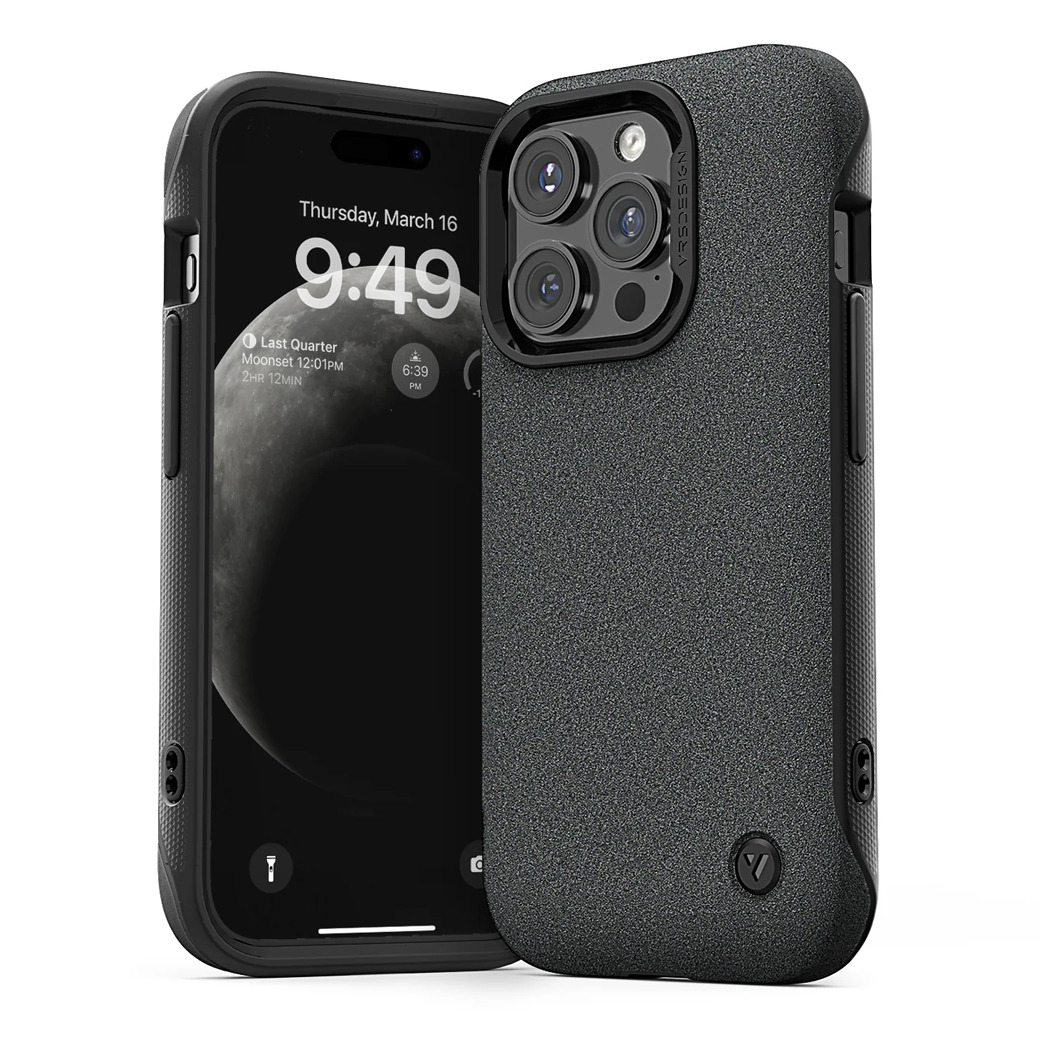 VRS รุ่น Magsafe Terra Guard Modern - เคส iPhone 15 Pro - สี Sand Stone Grey
