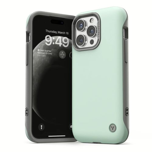 VRS รุ่น Magsafe Terra Guard Modern - เคส iPhone 15 Pro Max - สี Marine Green