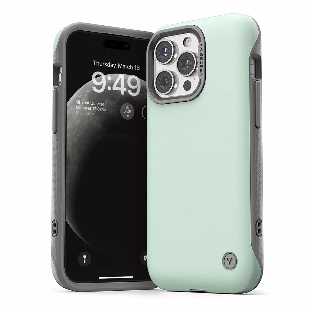 VRS รุ่น Magsafe Terra Guard Modern - เคส iPhone 15 Pro Max - สี Marine Green