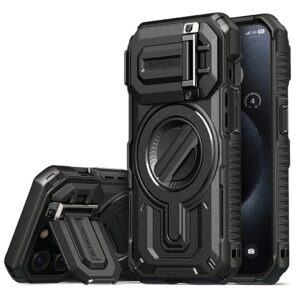 VRS รุ่น Magsafe Terraguard Ultimate - เคส iPhone 15 Pro - สี Black