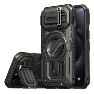 VRS รุ่น Magsafe Terraguard Ultimate - เคส iPhone 15 Pro Max - สี Black