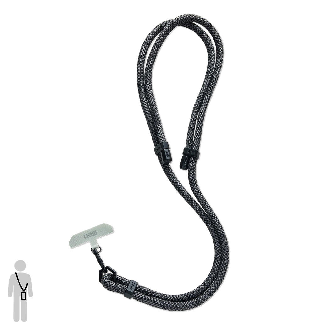 สายคล้อง UAG รุ่น Civilian Thick Crossbody Lanyard - สี Graphite/Black