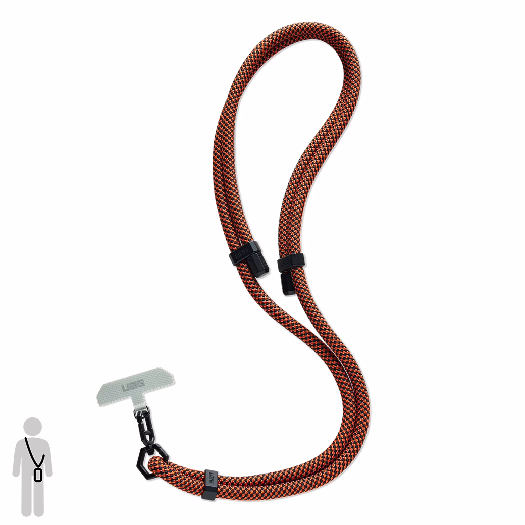 สายคล้อง UAG รุ่น Civilian Thick Crossbody Lanyard - สี Rust/Black