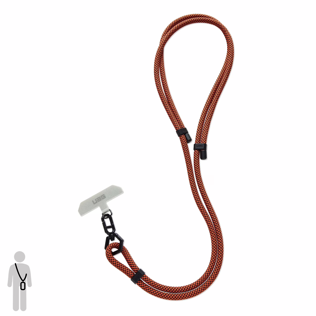 สายคล้อง UAG รุ่น Civilian Crossbody Slim Lanyard - สี Rust/Black