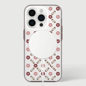 Coach รุ่น Protective with MagSafe - เคส iPhone 15 Pro - ลาย Tea Rose 7 Coach รุ่น Protective with MagSafe - เคส iPhone 15 Pro - ลาย Tea Rose