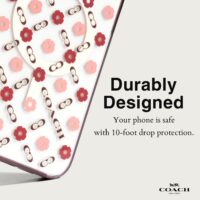 Coach รุ่น Protective with MagSafe - เคส iPhone 15 Pro Max - ลาย Tea Rose