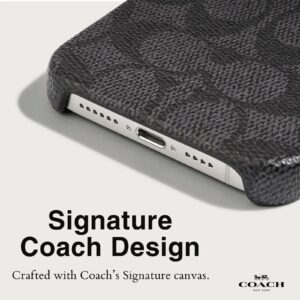 Coach รุ่น Slim Wrap - เคส iPhone 15 Pro - ลาย Signature C Charcoal 13 Coach รุ่น Slim Wrap - เคส iPhone 15 Pro - ลาย Signature C Charcoal