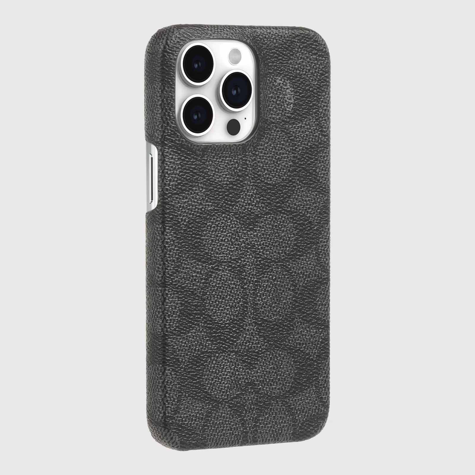 Coach รุ่น Slim Wrap - เคส iPhone 15 Pro Max - ลาย Signature C Charcoal