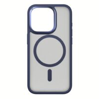 Momax รุ่น Hybrid Magnetic Protective Case (Play) - เคส iPhone 15 Pro - สี Blue
