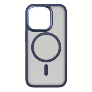 Momax รุ่น Hybrid Magnetic Protective Case (Play) - เคส iPhone 15 Pro - สี Blue