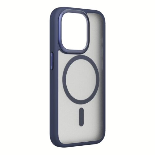 Momax รุ่น Hybrid Magnetic Protective Case (Play) - เคส iPhone 15 Pro - สี Blue - Image 2