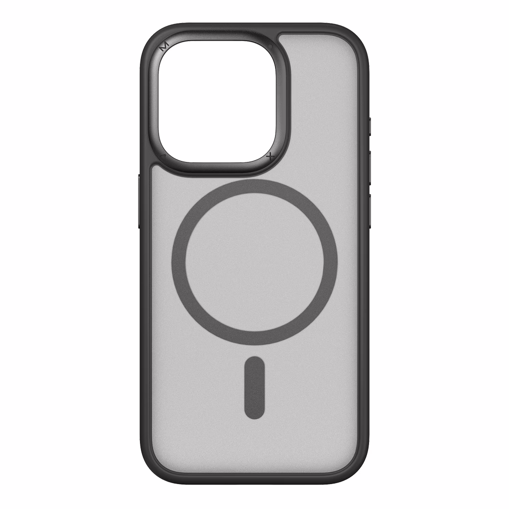 Momax รุ่น Hybrid Magnetic Protective Case (Play) - เคส iPhone 15 Pro - สี Black