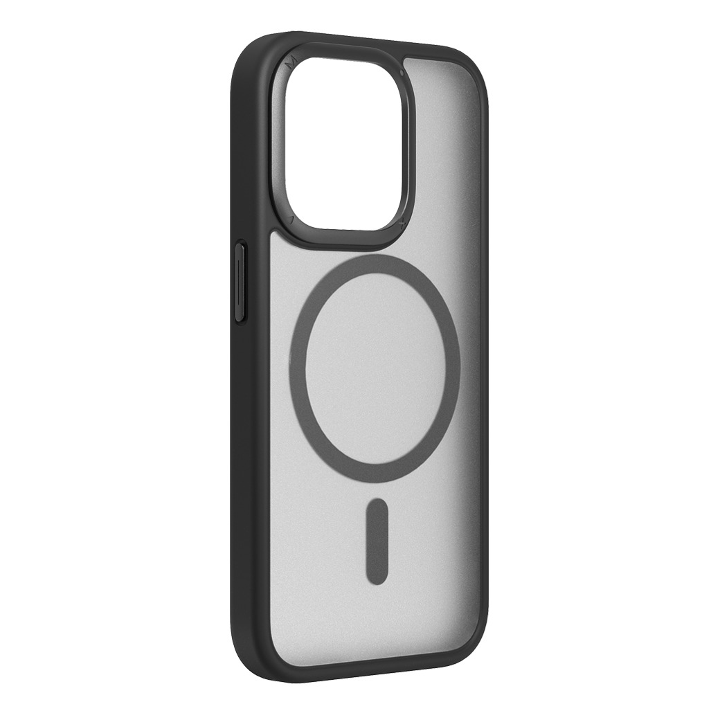 Momax รุ่น Hybrid Magnetic Protective Case (Play) - เคส iPhone 15 Pro - สี Black 5 Momax รุ่น Hybrid Magnetic Protective Case (Play) - เคส iPhone 15 Pro - สี Black