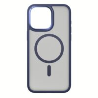 Momax รุ่น Hybrid Magnetic Protective Case (Play) - เคส iPhone 15 Pro Max - สี Blue