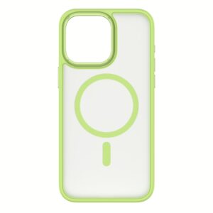 Momax รุ่น Hybrid Magnetic Protective Case (Play) - เคส iPhone 15 Pro Max - สี Green