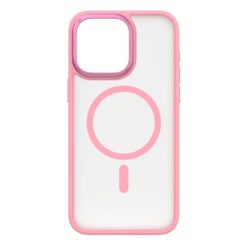 Momax รุ่น Hybrid Magnetic Protective Case (Play) - เคส iPhone 15 Pro Max - สี Pink