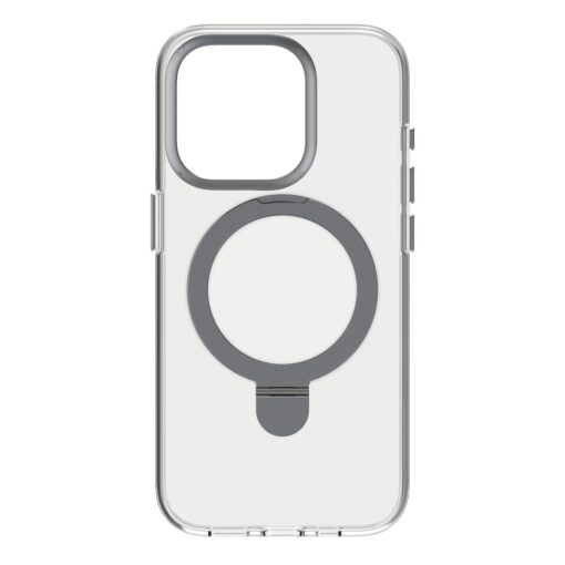 Momax รุ่น Hybrid Flip Magnetic Case (Flip) - เคส iPhone 15 Pro - สี Transparent/Black