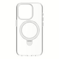 Momax รุ่น Hybrid Flip Magnetic Case (Flip) - เคส iPhone 15 Pro - สี Transparent