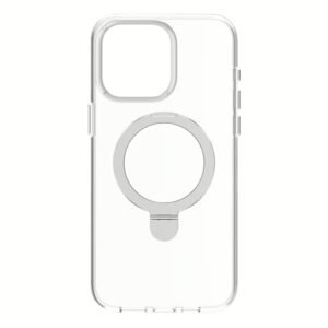 Momax รุ่น Hybrid Flip Magnetic Case (Flip) - เคส iPhone 15 Pro Max - สี Transparent