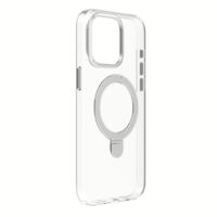 Momax รุ่น Hybrid Flip Magnetic Case (Flip) - เคส iPhone 15 Pro Max - สี Transparent