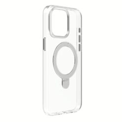 Momax รุ่น Hybrid Flip Magnetic Case (Flip) - เคส iPhone 15 Pro Max - สี Transparent