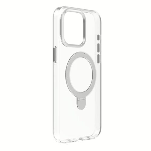 Momax รุ่น Hybrid Flip Magnetic Case (Flip) - เคส iPhone 15 Pro Max - สี Transparent - Image 2