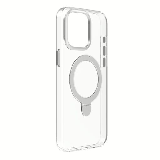 Momax รุ่น Hybrid Flip Magnetic Case (Flip) - เคส iPhone 15 Pro Max - สี Transparent - Image 2