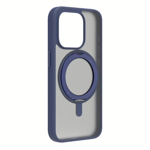 Momax รุ่น Hybrid Roller & Magnetic Protective Case (Roller) - เคส iPhone 15 Pro - สี Blue - Image 2