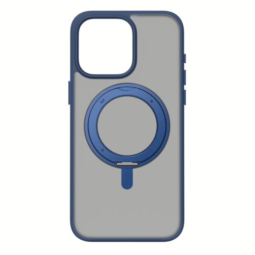 Momax รุ่น Hybrid Roller & Magnetic Protective Case (Roller) - เคส iPhone 15 Pro Max - สี Blue