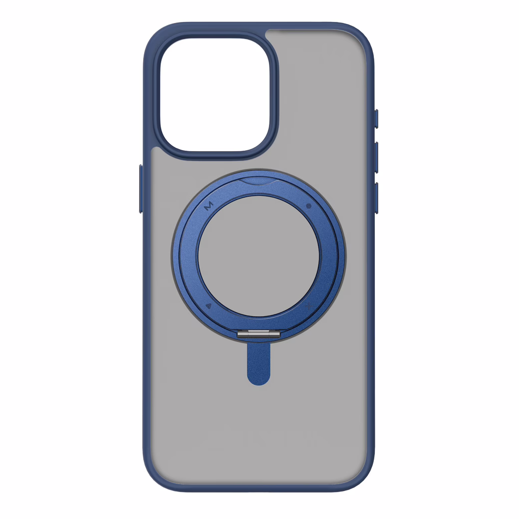 Momax รุ่น Hybrid Roller & Magnetic Protective Case (Roller) - เคส iPhone 15 Pro Max - สี Blue