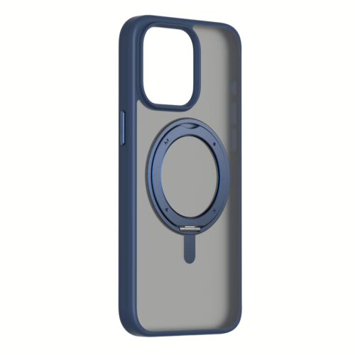 Momax รุ่น Hybrid Roller & Magnetic Protective Case (Roller) - เคส iPhone 15 Pro Max - สี Blue - Image 2