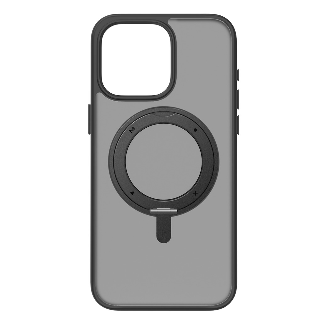 Momax รุ่น Hybrid Roller & Magnetic Protective Case (Roller) - เคส iPhone 15 Pro Max - สี Black