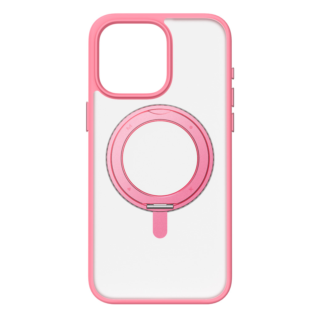 Momax รุ่น Hybrid Roller & Magnetic Protective Case (Roller) - เคส iPhone 15 Pro Max - สี Pink