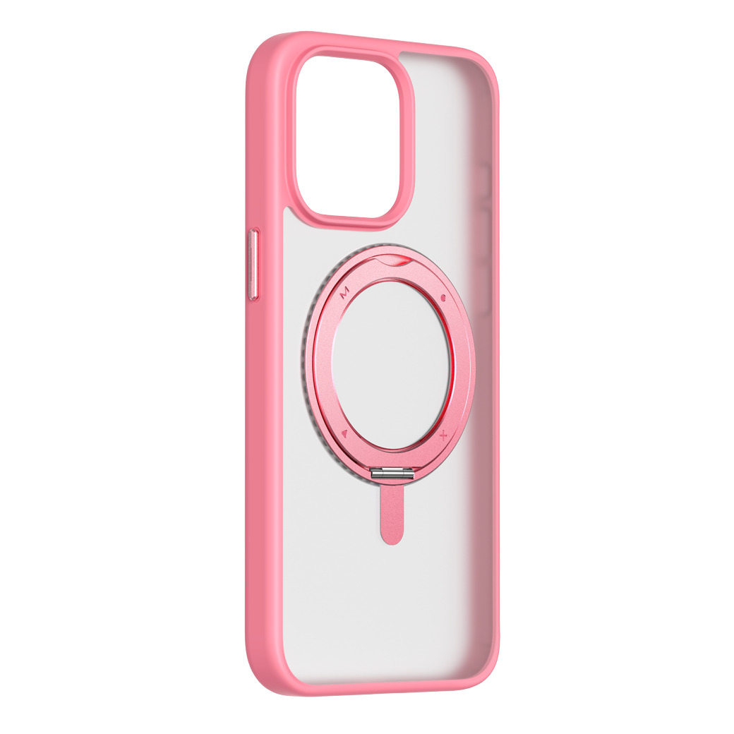 Momax รุ่น Hybrid Roller & Magnetic Protective Case (Roller) - เคส iPhone 15 Pro Max - สี Pink